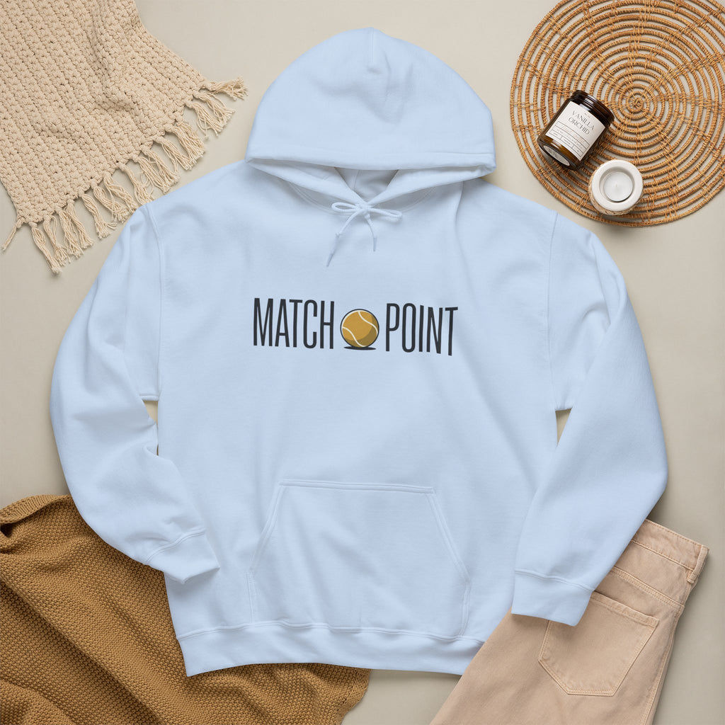 Match Point Tennis Hoodie — 'MATCH POINT' Graphic Pullover