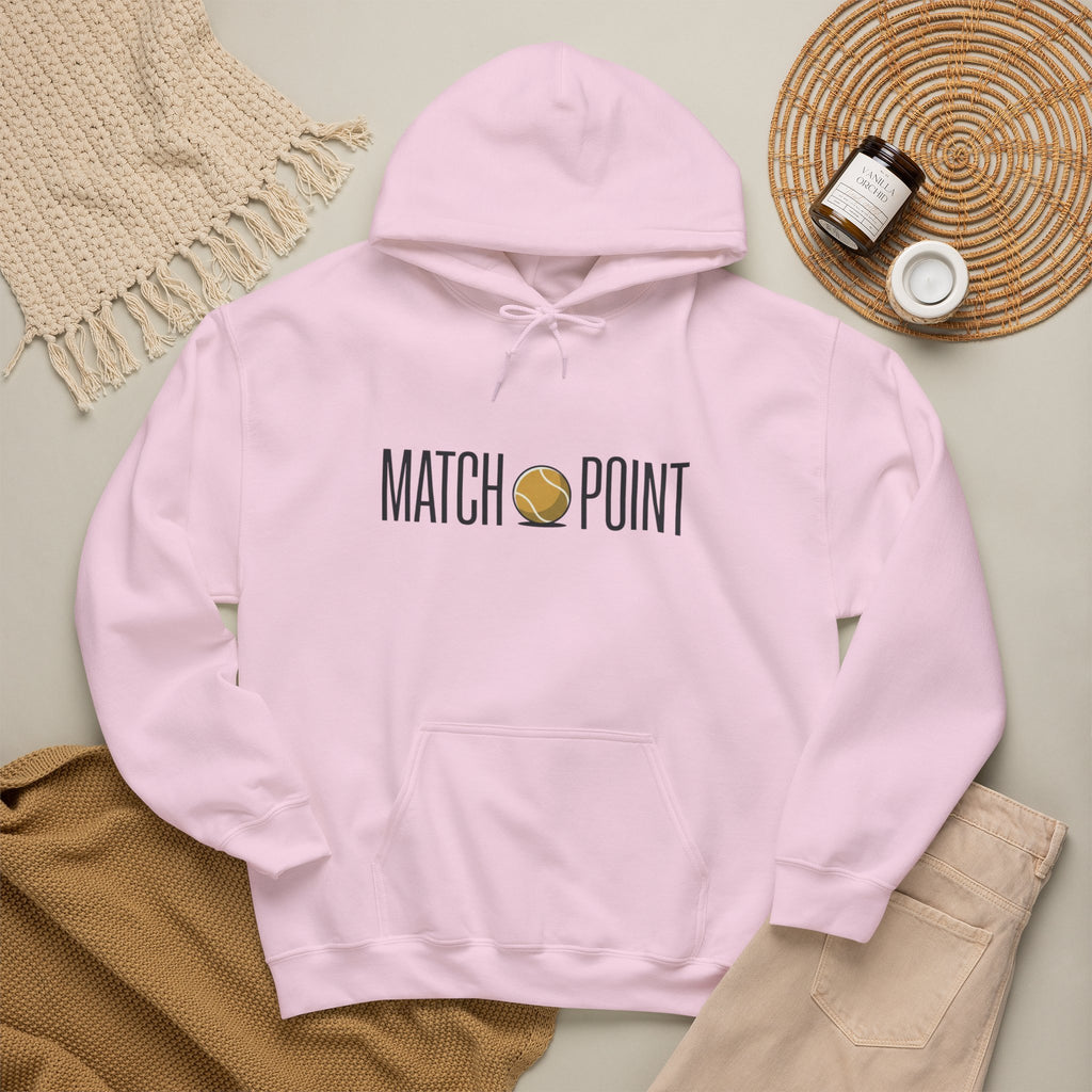 Match Point Tennis Hoodie — 'MATCH POINT' Graphic Pullover
