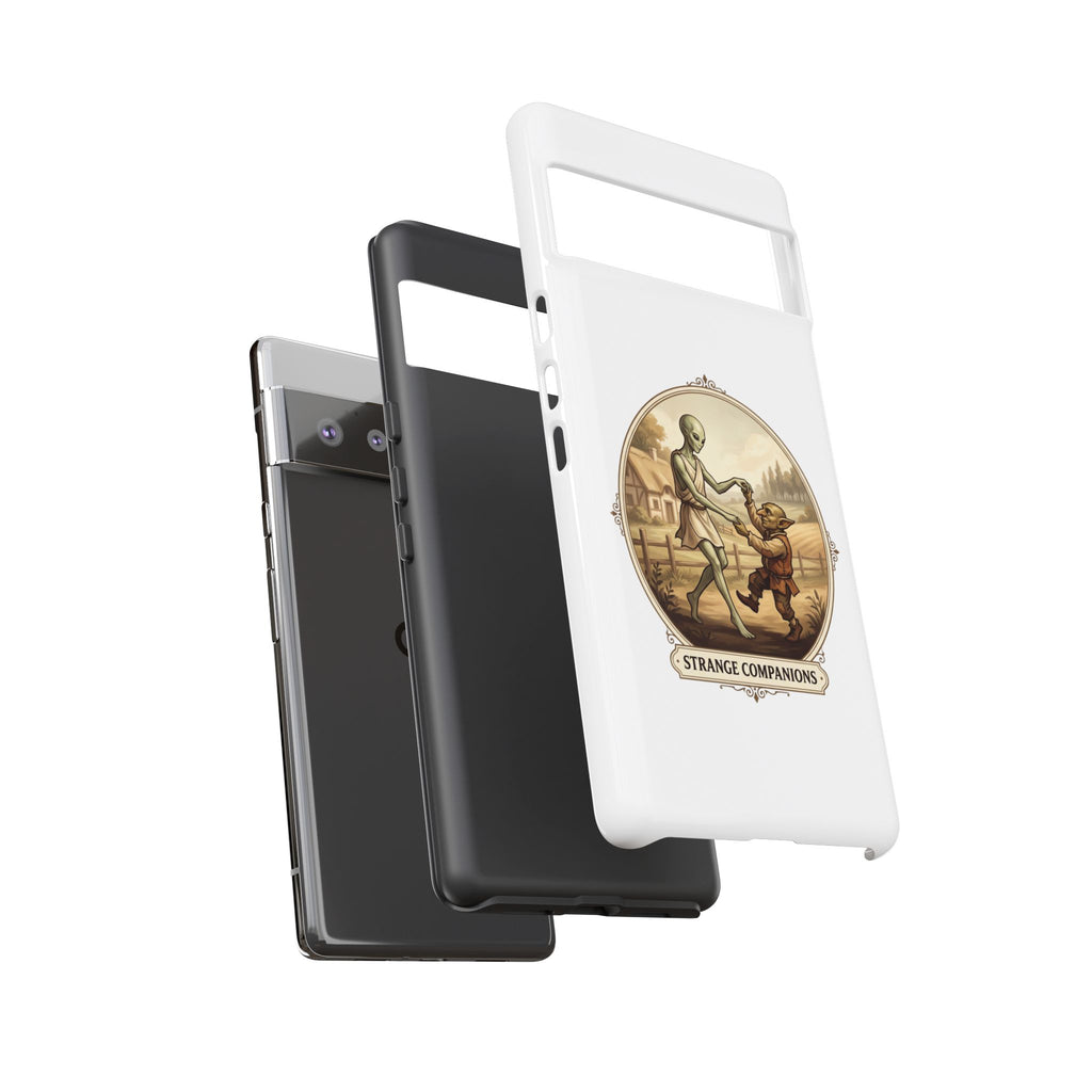 Phone Case — Vintage 'Strange Companions' Alien & Child Illustration