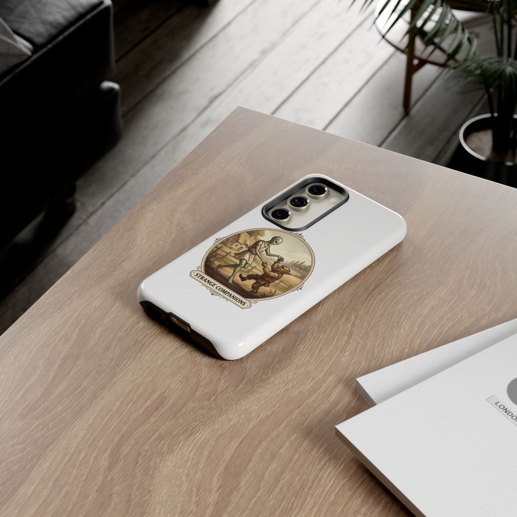 Phone Case — Vintage 'Strange Companions' Alien & Child Illustration