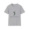 T-Shirt — 'just one more set.'  Player Silhouette Tee