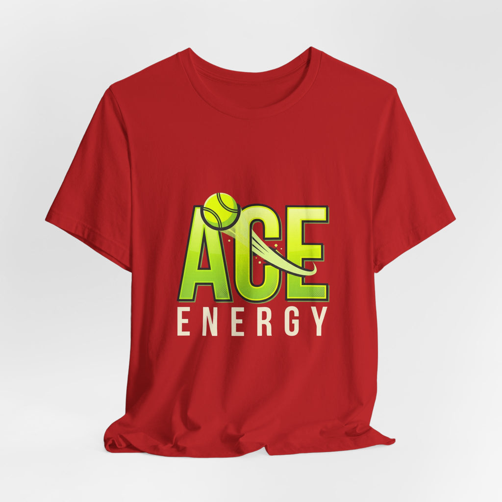 T-Shirt — "Ace Energy" Tennis Graphic Tee