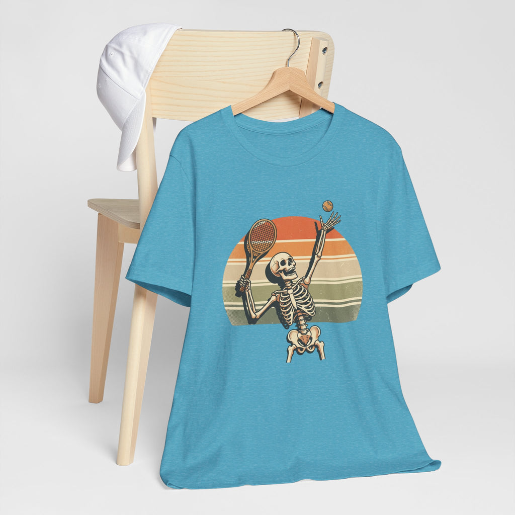 Skeleton Tennis Vintage Sunset Tee
