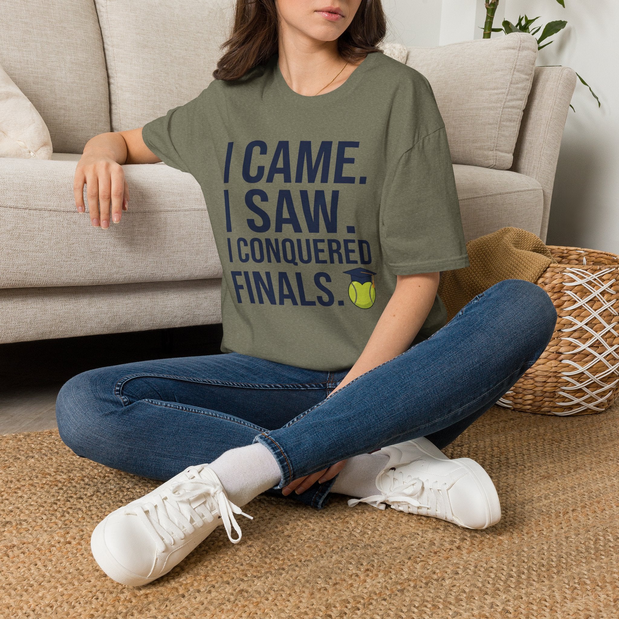 I Came. I Saw. I Conquered Finals. Tee — College Exam Victory Shirt