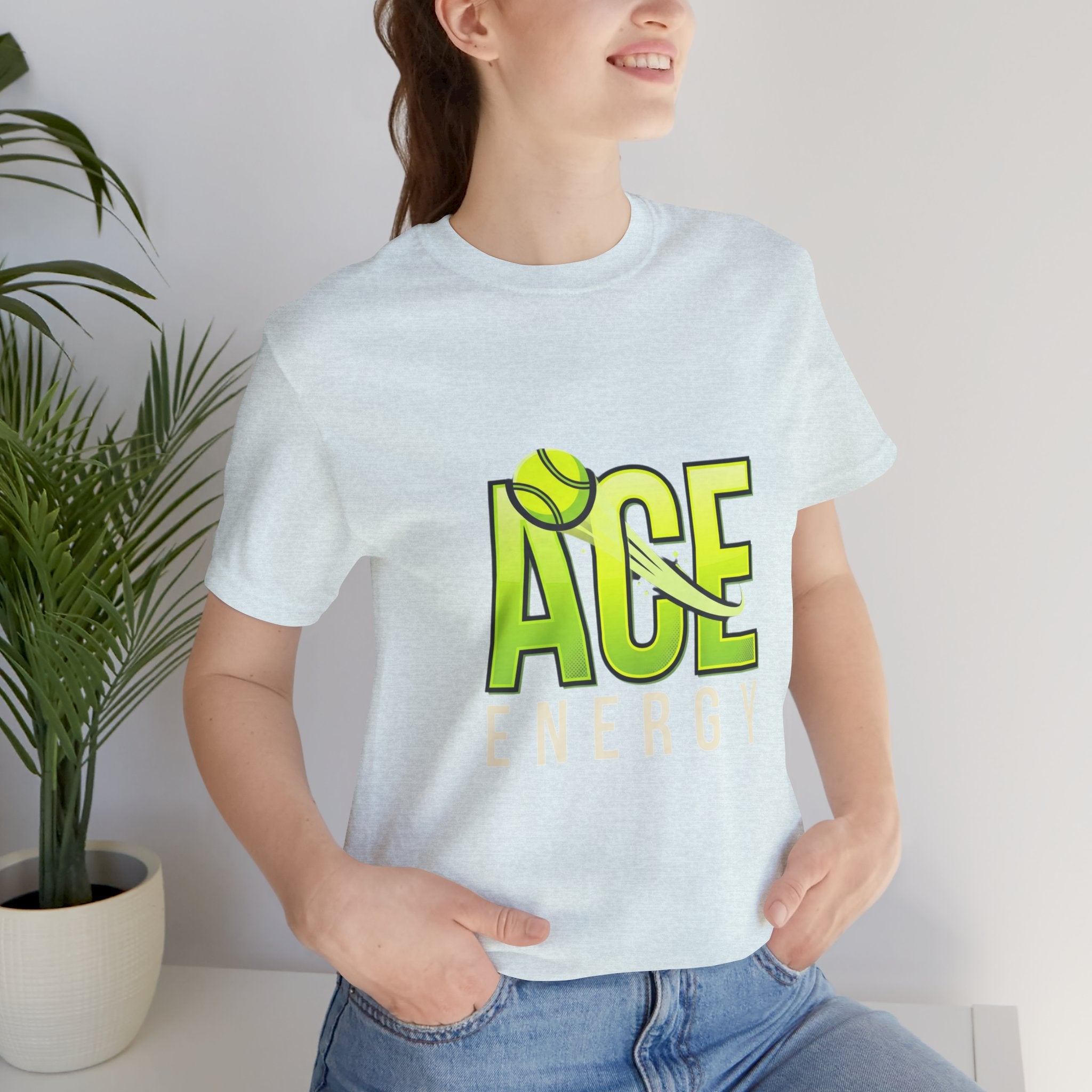 T-Shirt — "Ace Energy" Tennis Graphic Tee
