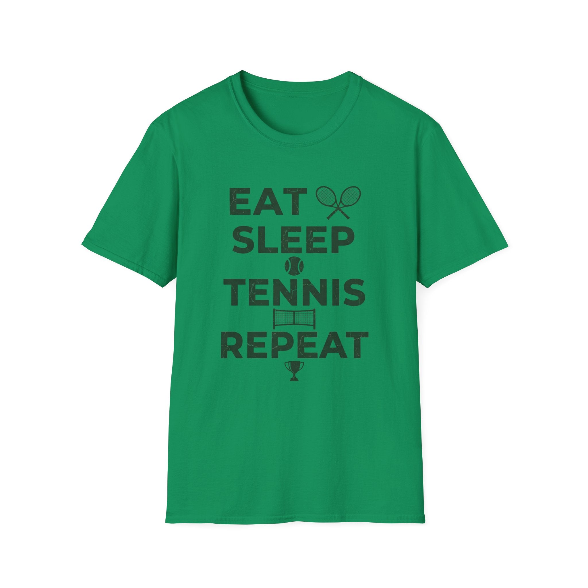 Eat Sleep Tennis Repeat Tee — Tennis Lover T-Shirt