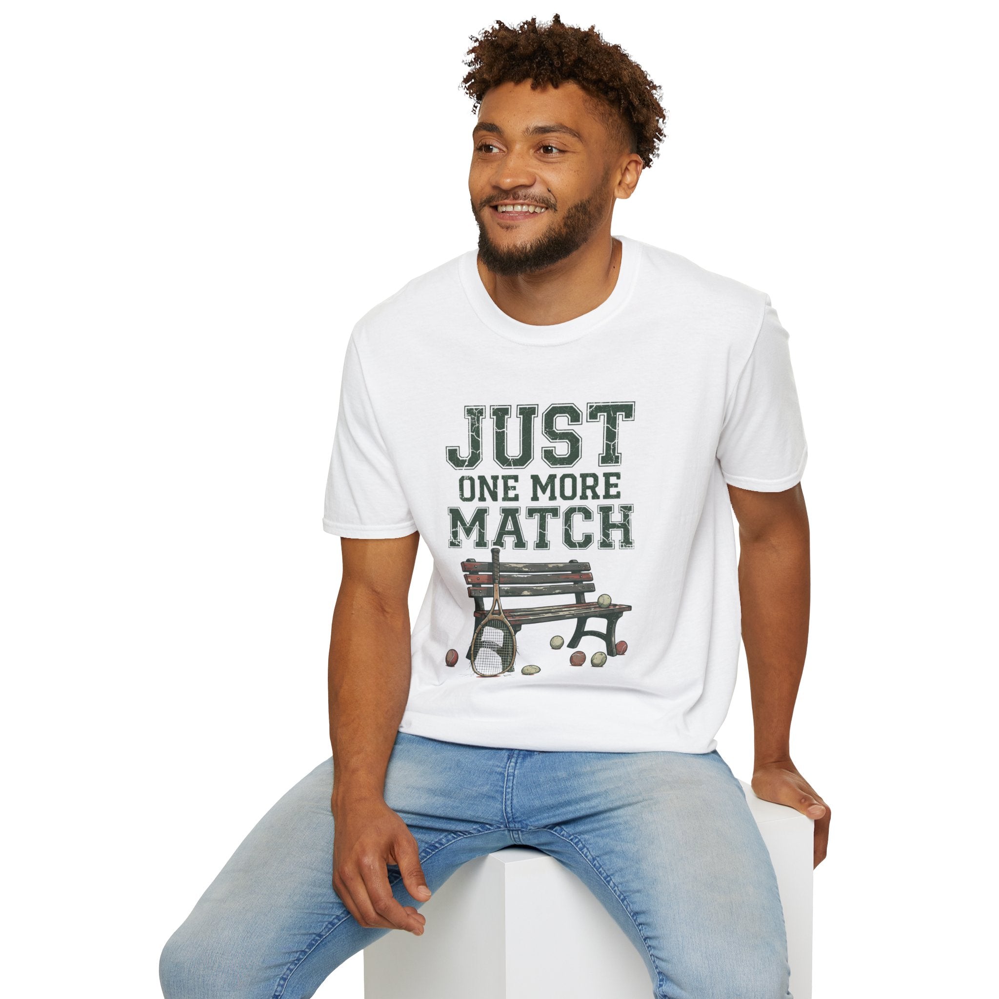 T-Shirt — “Just One More Match” Lawn Bowling / Bocce Casual Tee