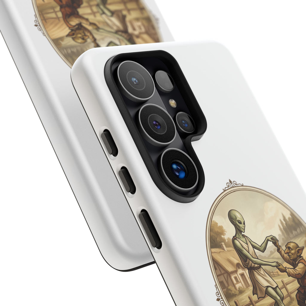 Phone Case — Vintage 'Strange Companions' Alien & Child Illustration