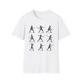 Tennis Silhouette Tee — Women's Tennis Player Pose Graphic T-Shirt