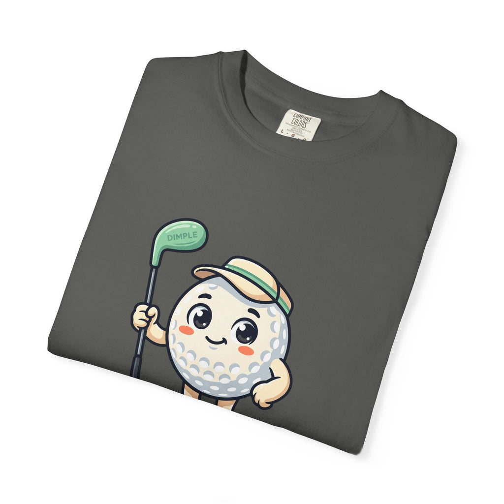 Golf Ball Cartoon T-Shirt — Cute Golfer Graphic Tee
