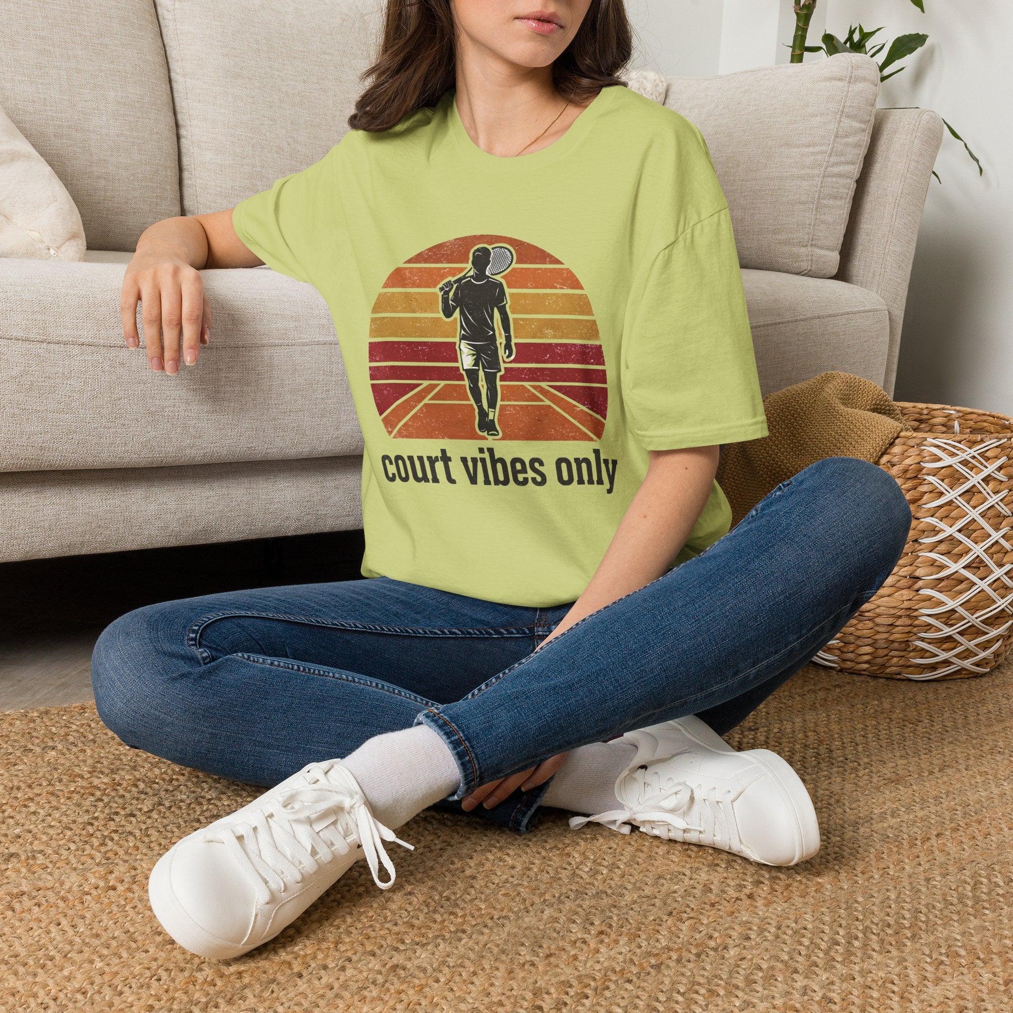 court vibes only Tennis T-shirt