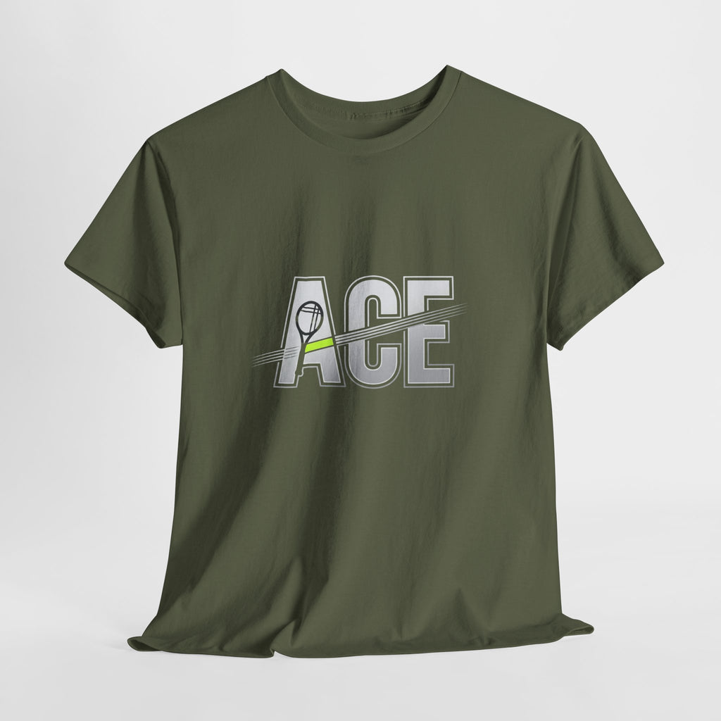 Ace Graphic Tee — Minimal Tennis 'ACE' Design