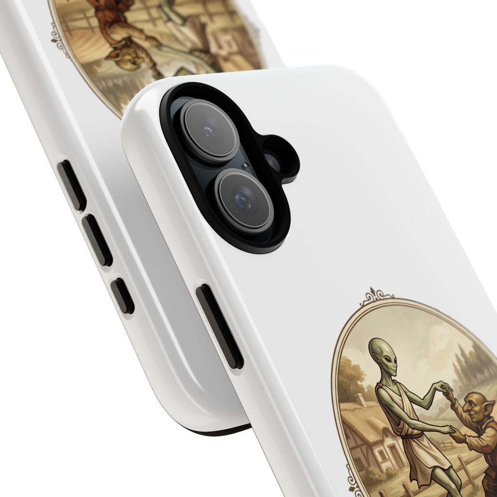 Phone Case — Vintage 'Strange Companions' Alien & Child Illustration