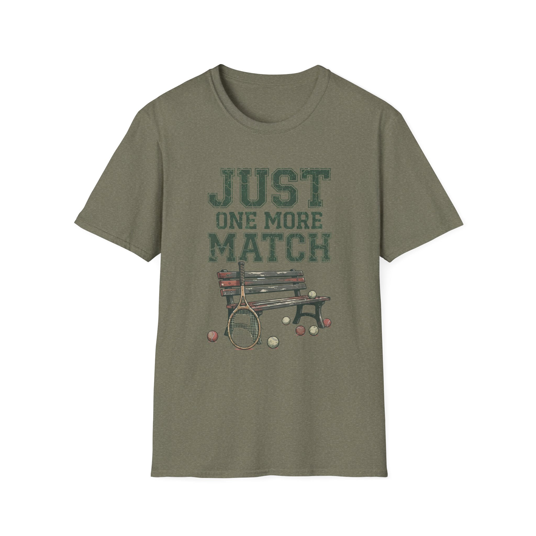 T-Shirt — “Just One More Match” Lawn Bowling / Bocce Casual Tee