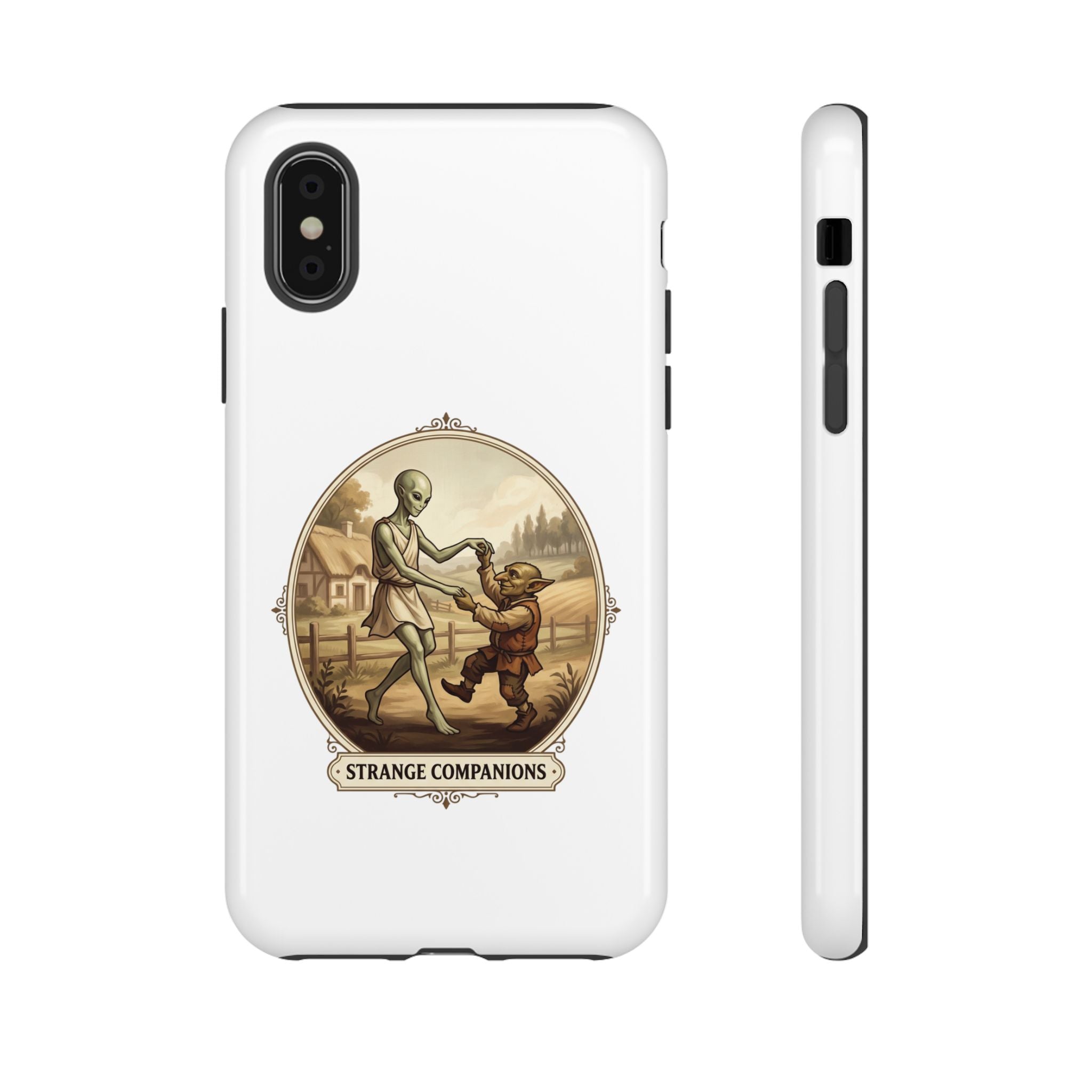 Phone Case — Vintage 'Strange Companions' Alien & Child Illustration