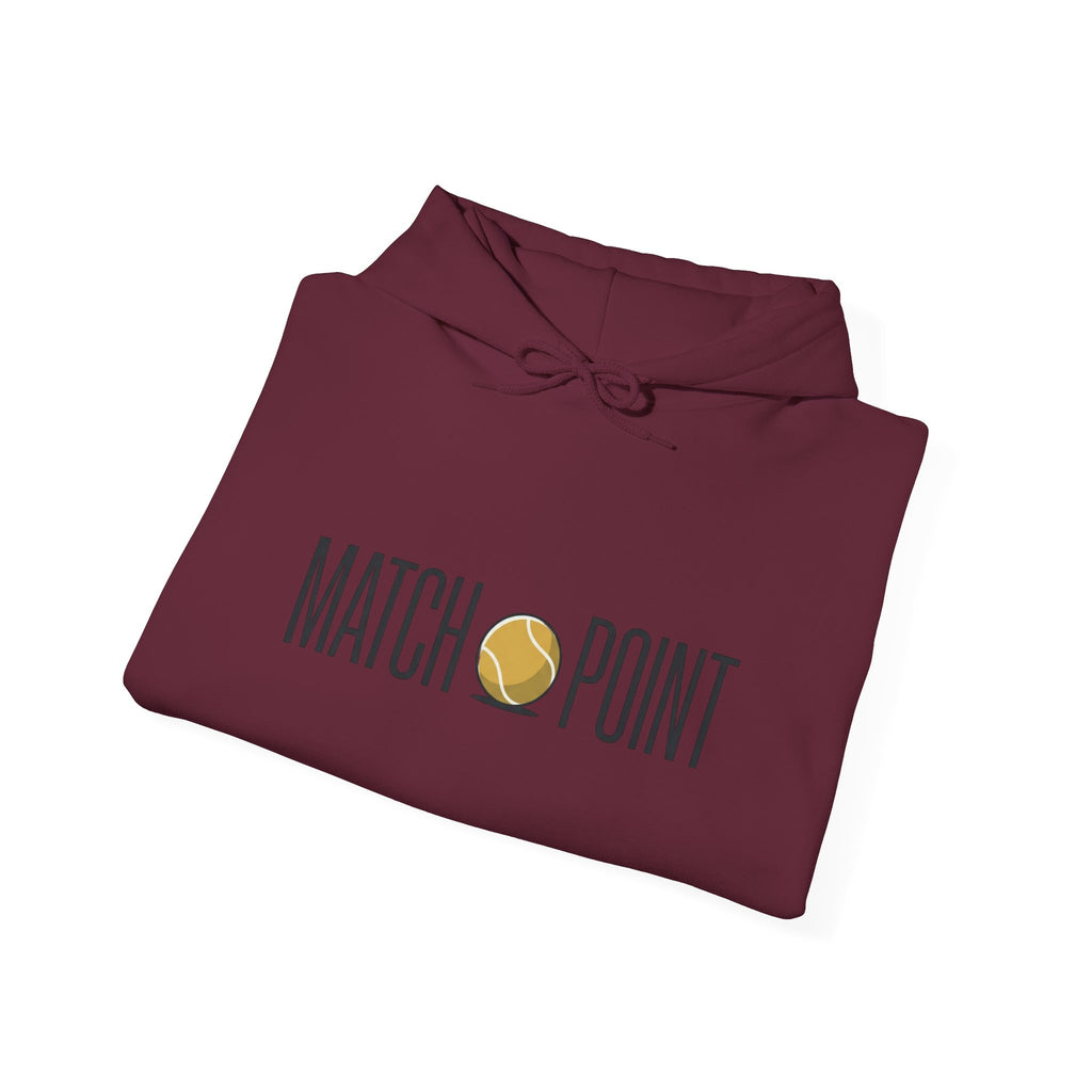 Match Point Tennis Hoodie — 'MATCH POINT' Graphic Pullover