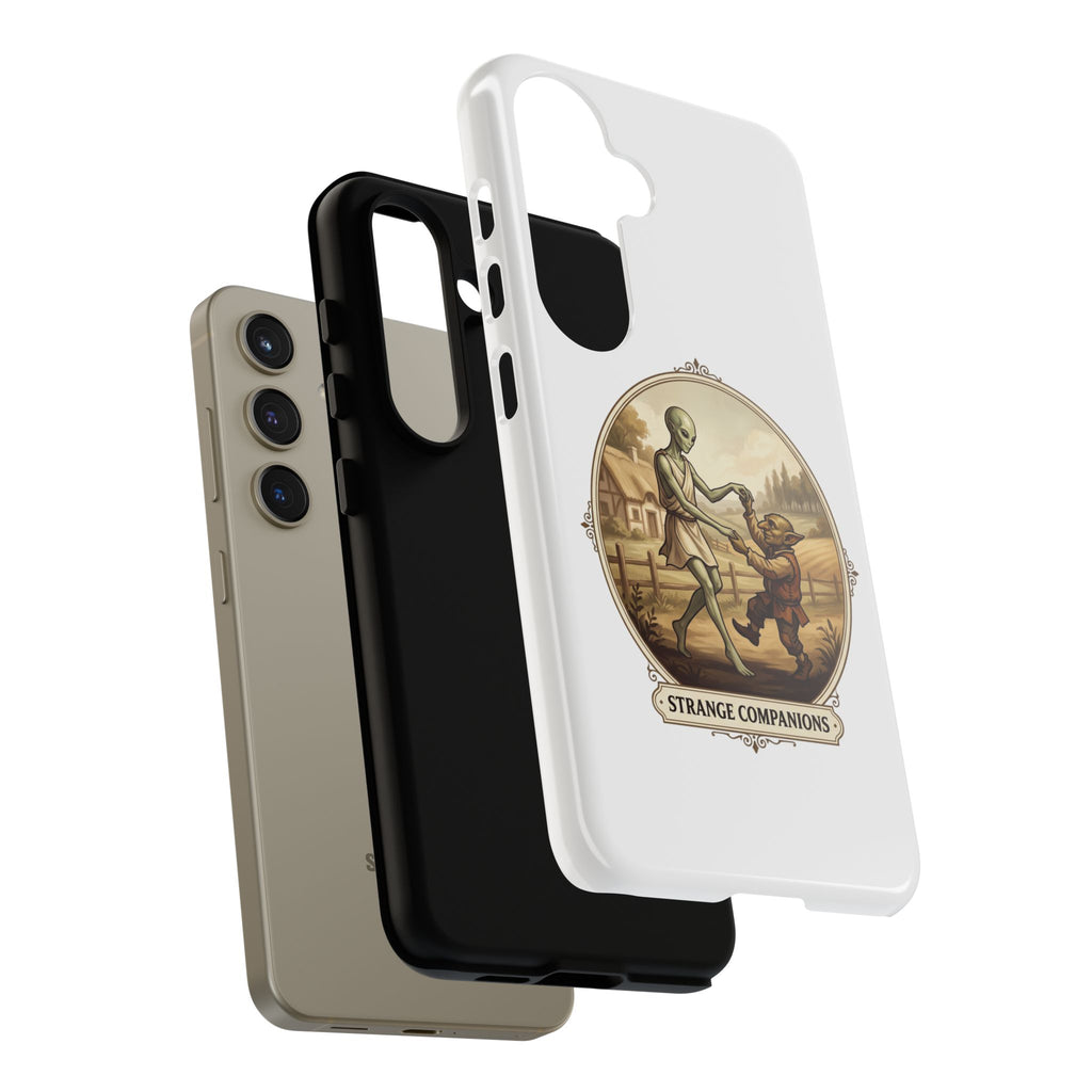 Phone Case — Vintage 'Strange Companions' Alien & Child Illustration