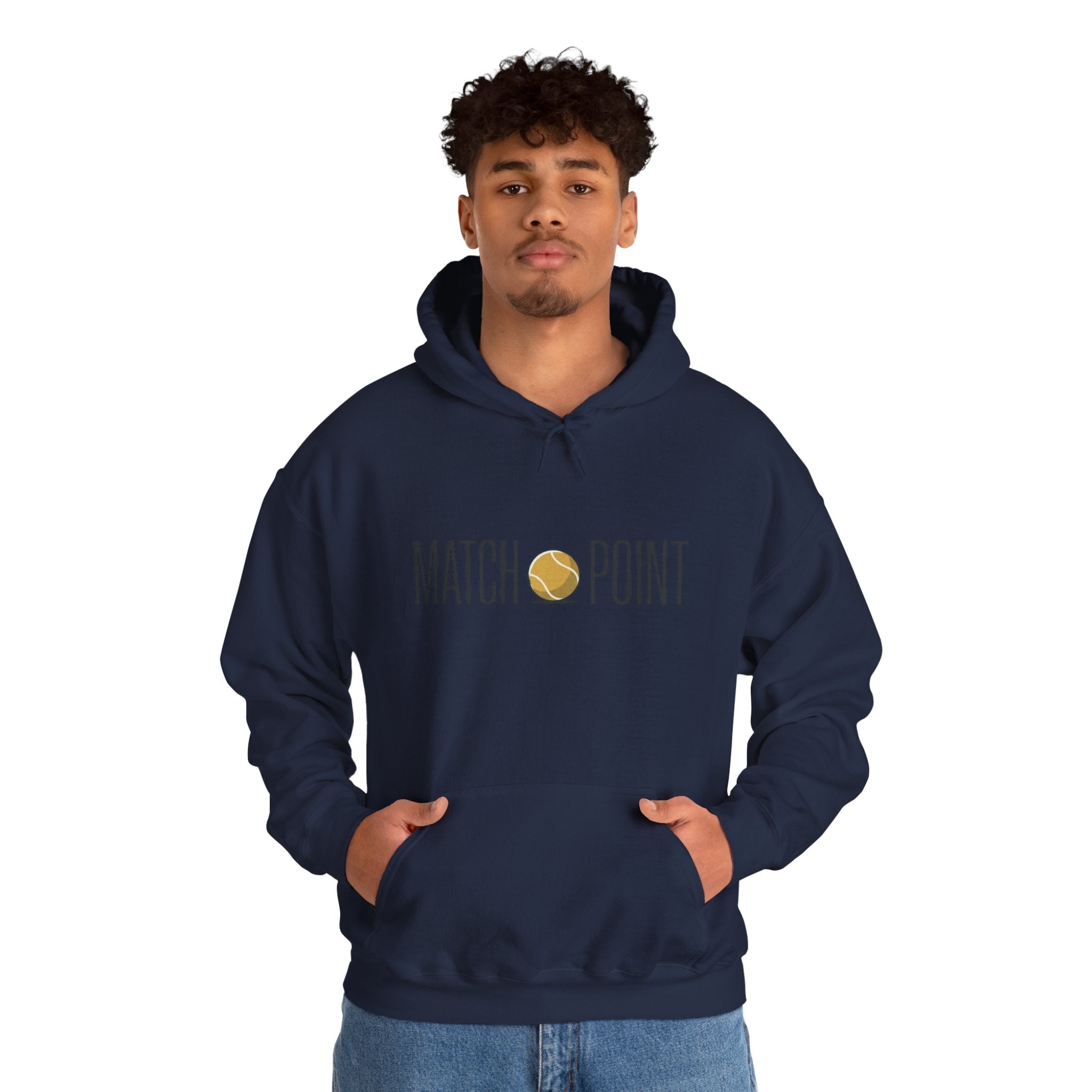 Match Point Tennis Hoodie — 'MATCH POINT' Graphic Pullover