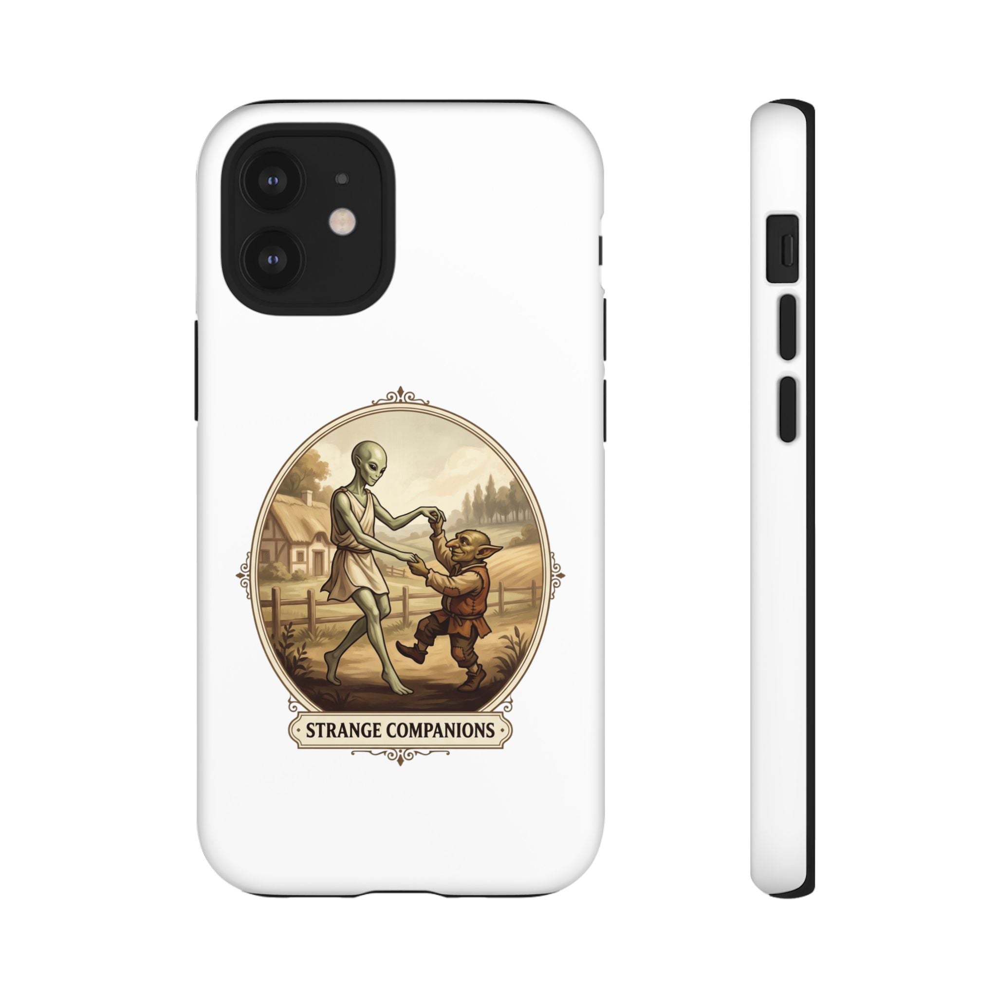 Phone Case — Vintage 'Strange Companions' Alien & Child Illustration