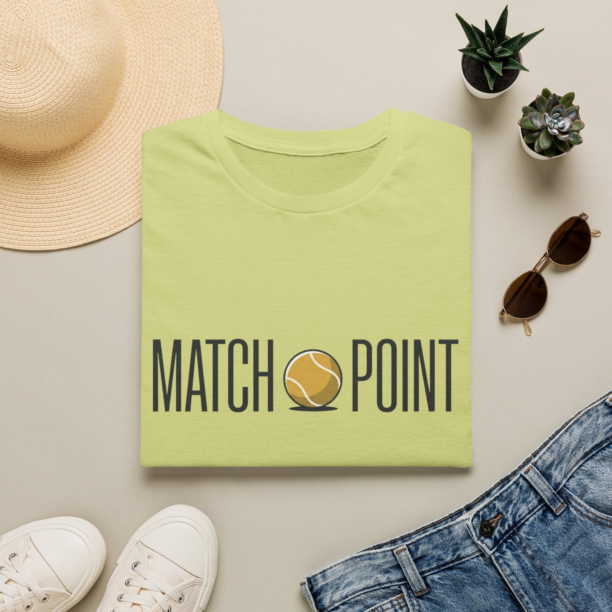 T-Shirt — Match Point Tennis Graphic Tee