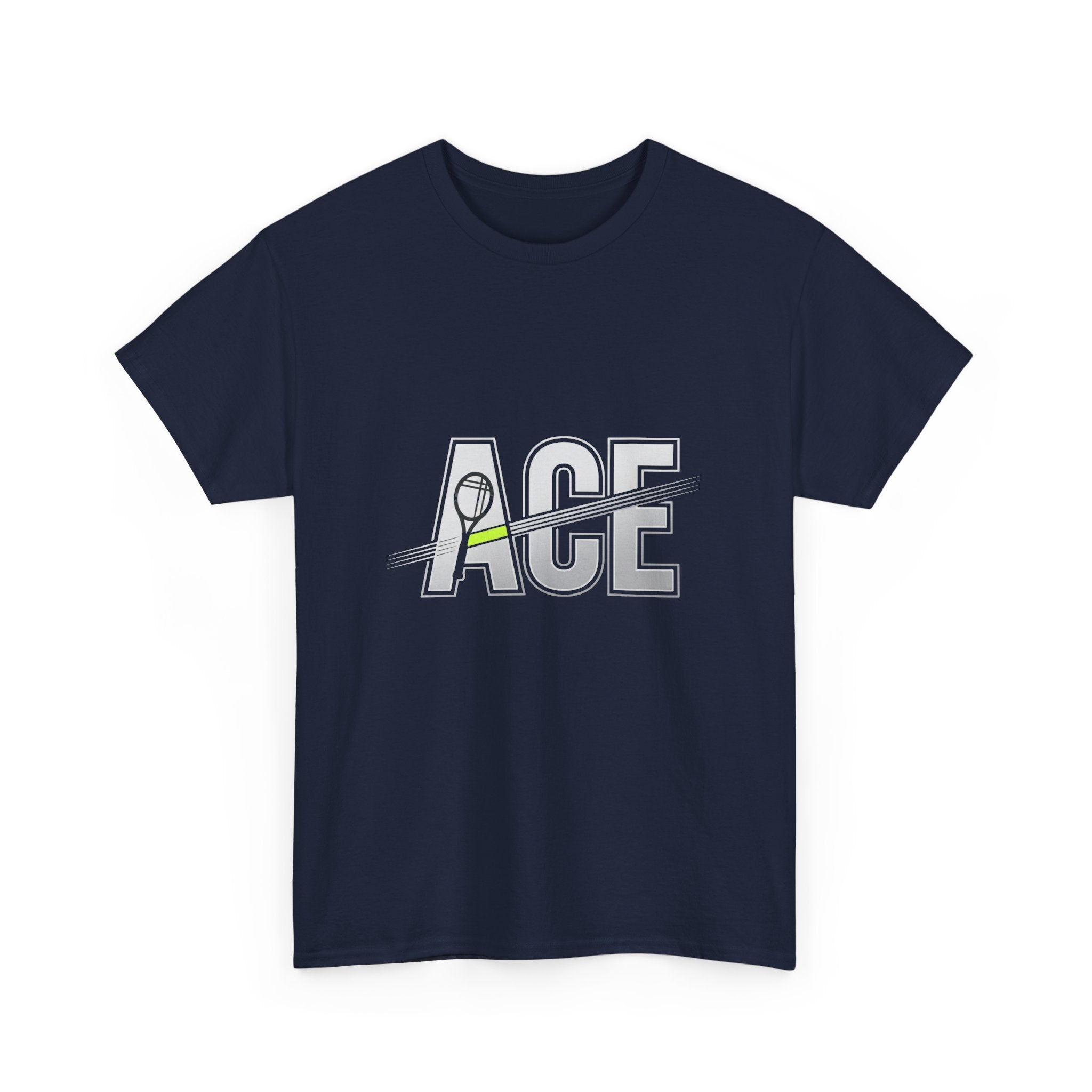 Ace Graphic Tee — Minimal Tennis 'ACE' Design