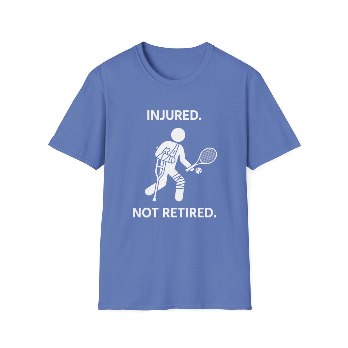 Injured Not Retired Tennis T-Shirt