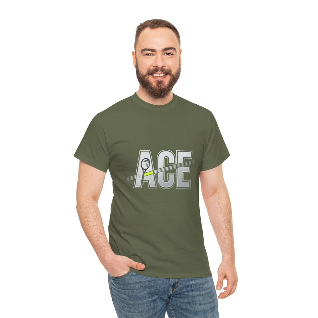 Ace Graphic Tee — Minimal Tennis 'ACE' Design