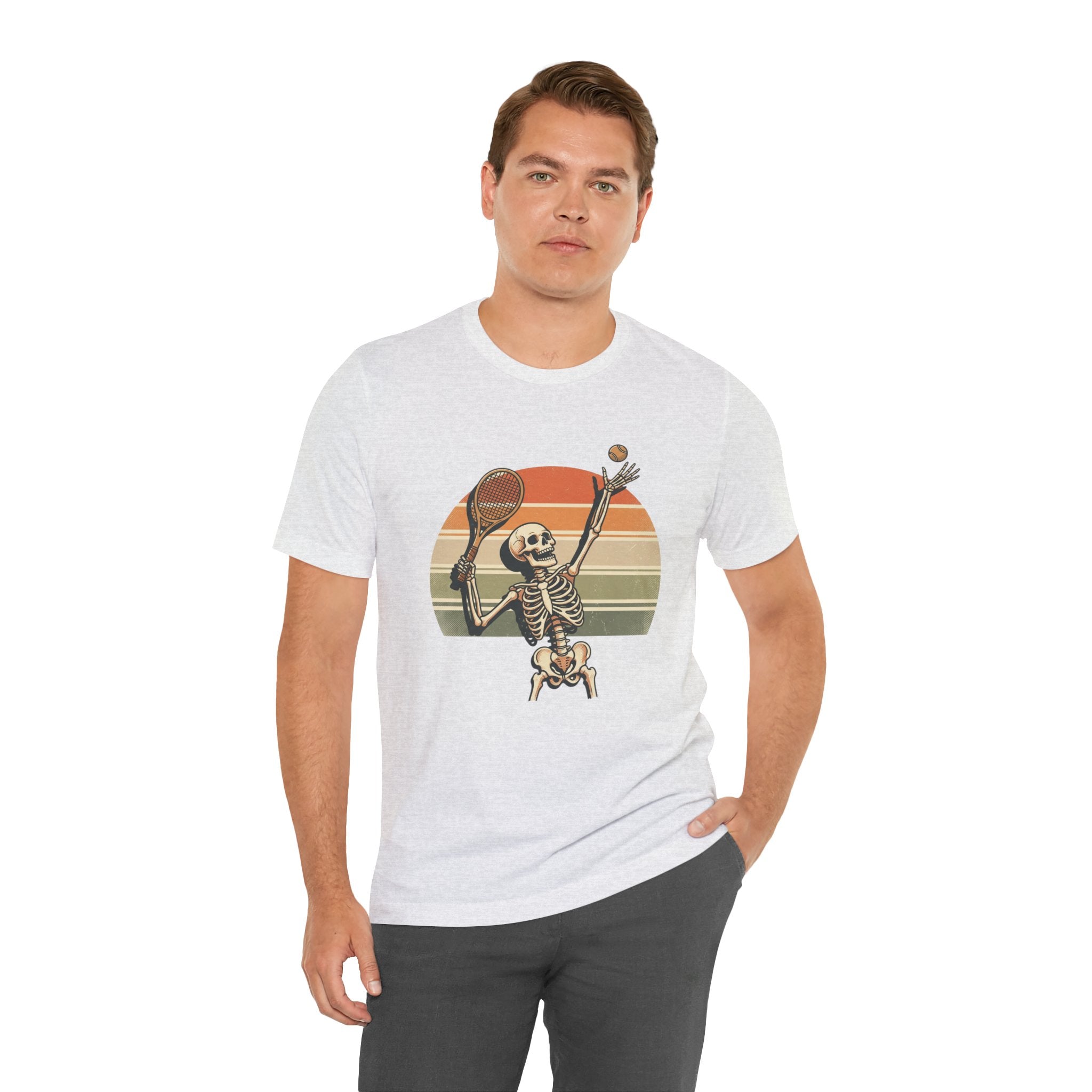 Skeleton Tennis Vintage Sunset Tee