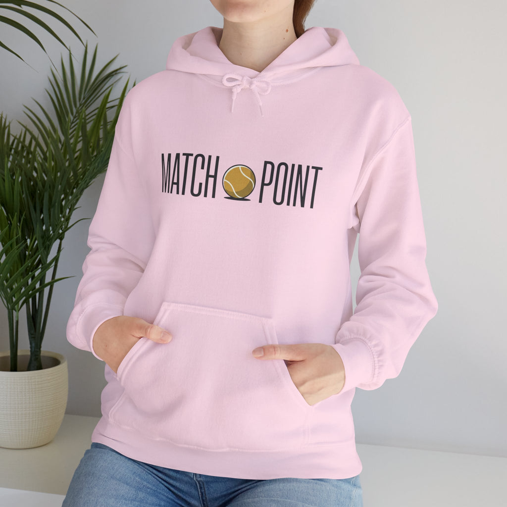 Match Point Tennis Hoodie — 'MATCH POINT' Graphic Pullover