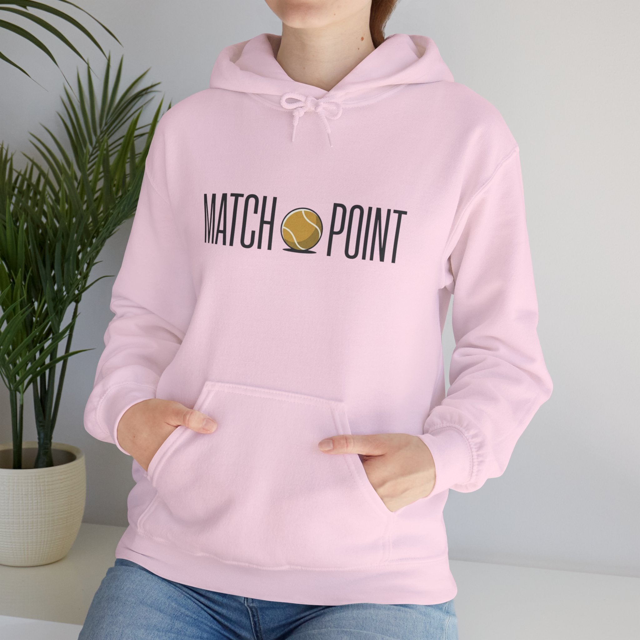 Match Point Tennis Hoodie — 'MATCH POINT' Graphic Pullover