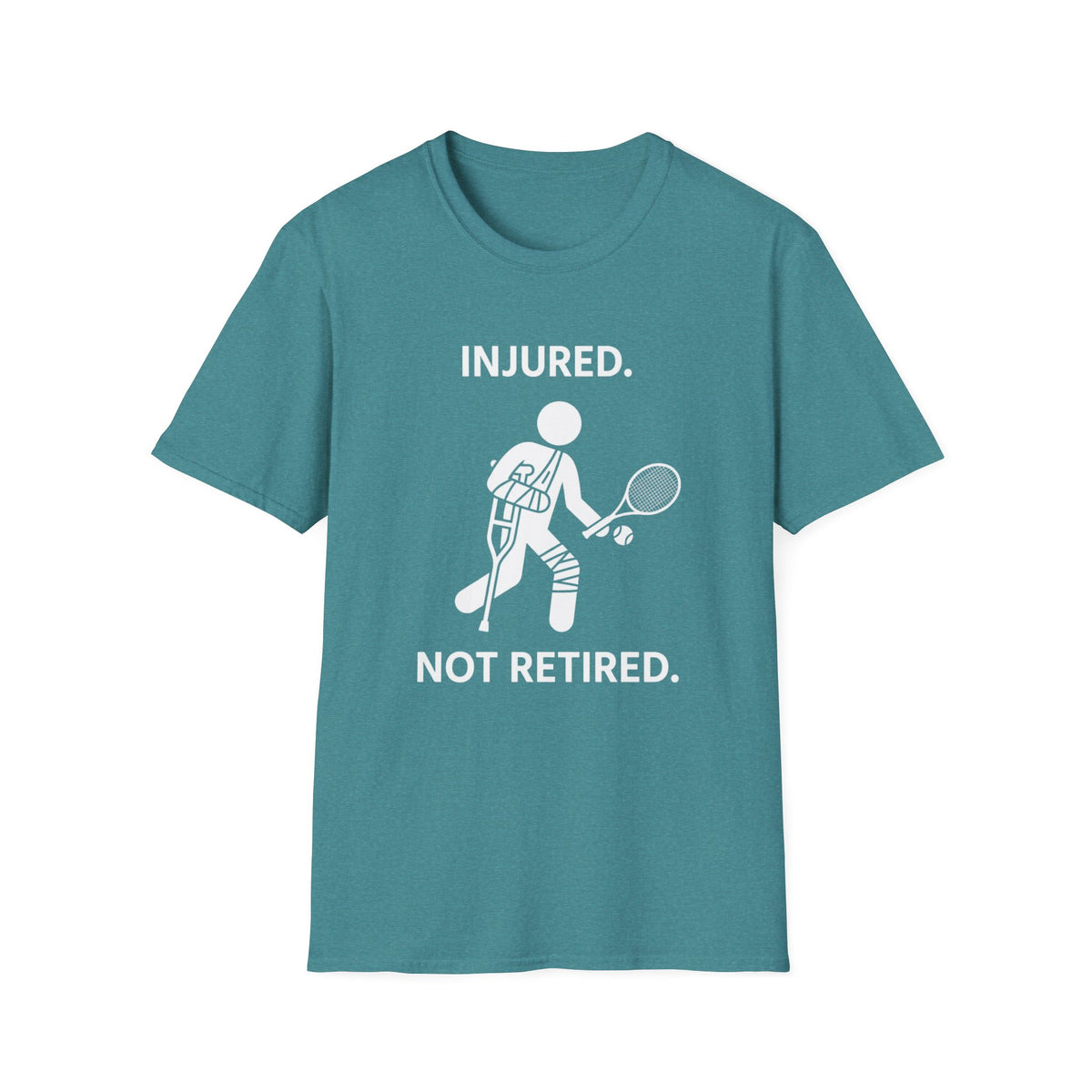 Injured Not Retired Tennis T-Shirt