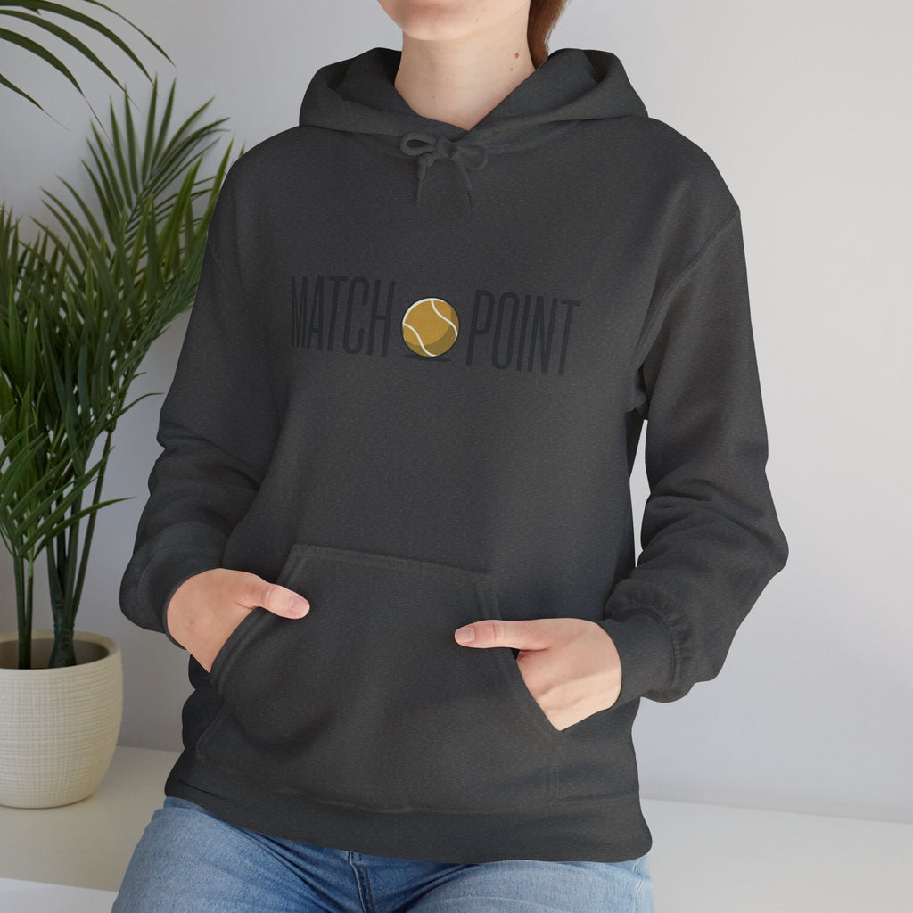 Match Point Tennis Hoodie — 'MATCH POINT' Graphic Pullover