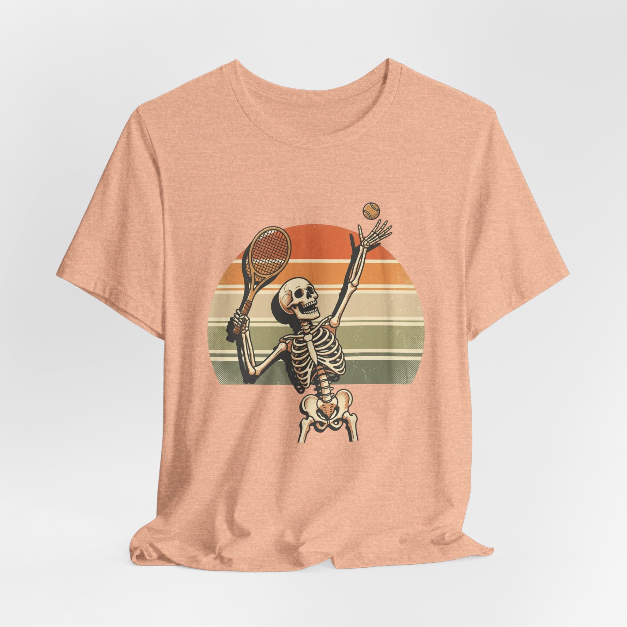 Skeleton Tennis Vintage Sunset Tee