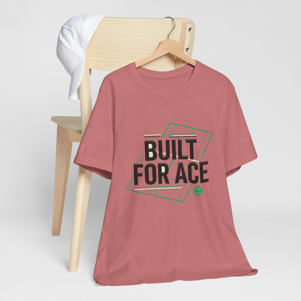Built For Ace Tennis T‑Shirt – Retro Court Graphic Tee