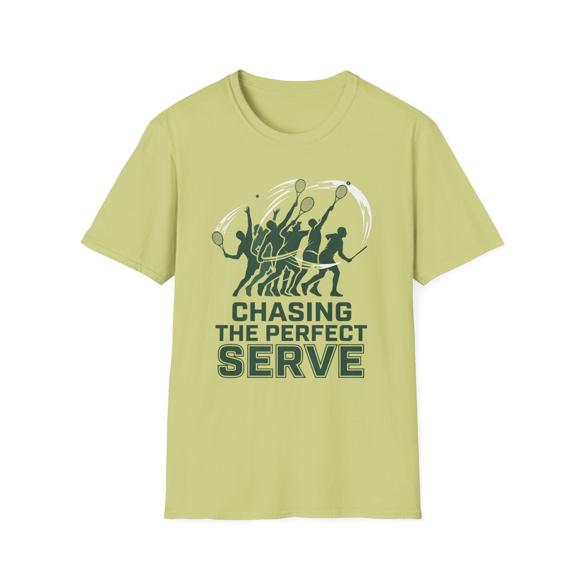 T-Shirt — Chasing the Perfect Serve Tennis Graphic Tee