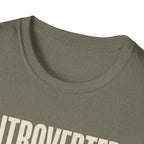 Introverted But Willing to Discuss Tennis T-Shirt