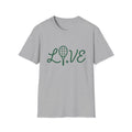 Tennis Love T-Shirt — 'LOVE' with Racket Graphic