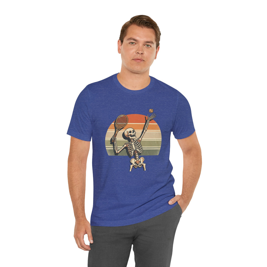 Skeleton Tennis Vintage Sunset Tee