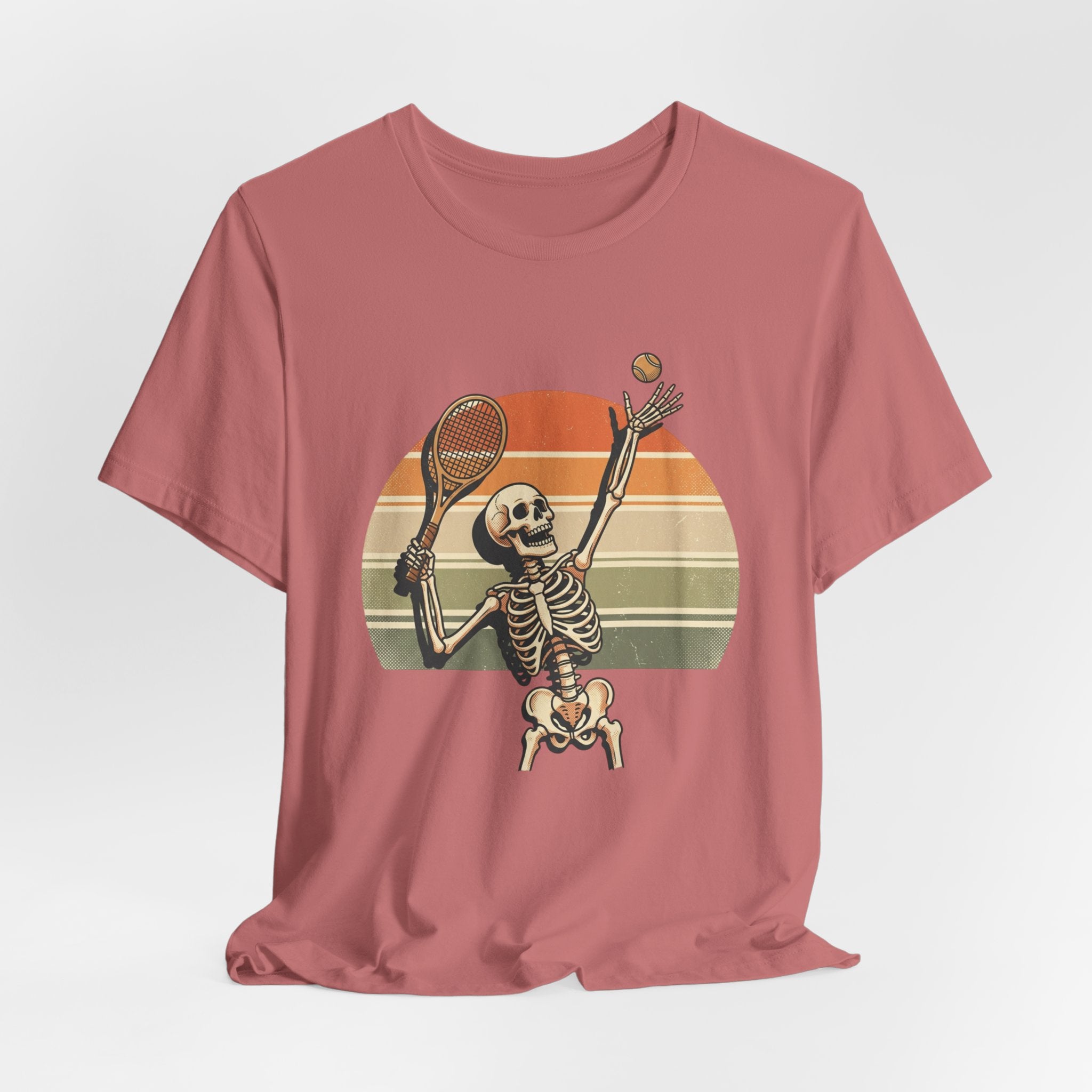 Skeleton Tennis Vintage Sunset Tee