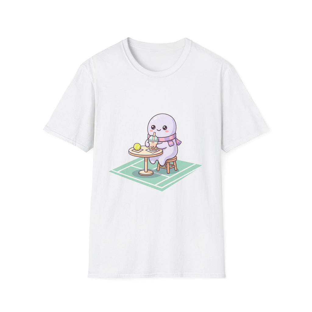 Cute Seal Cafe T-Shirt — Kawaii Sea Otter Drinking Bubble Tea