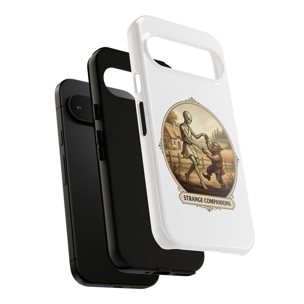Phone Case — Vintage 'Strange Companions' Alien & Child Illustration