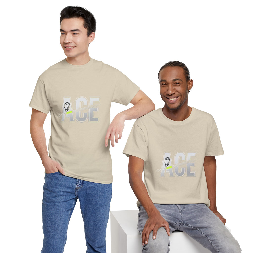 Ace Graphic Tee — Minimal Tennis 'ACE' Design