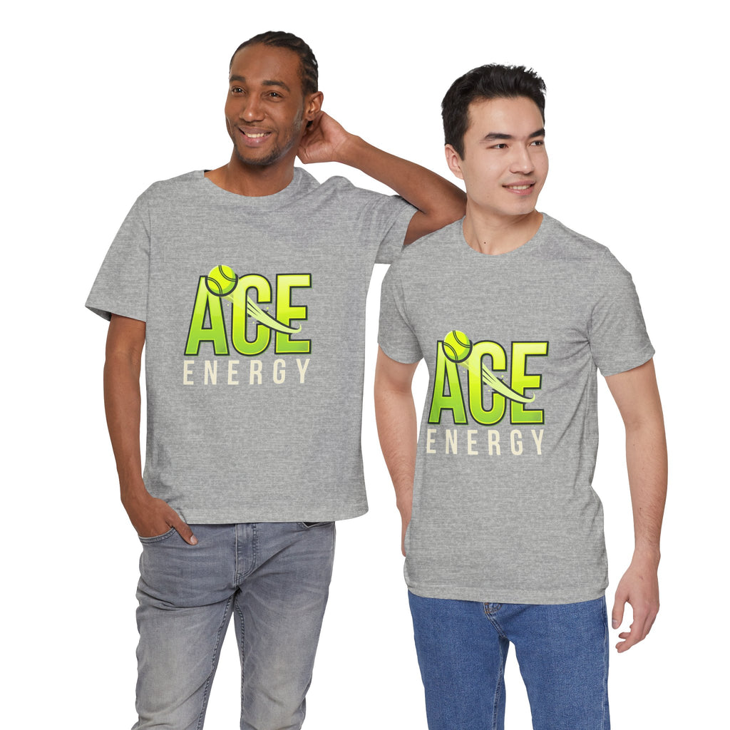 T-Shirt — "Ace Energy" Tennis Graphic Tee