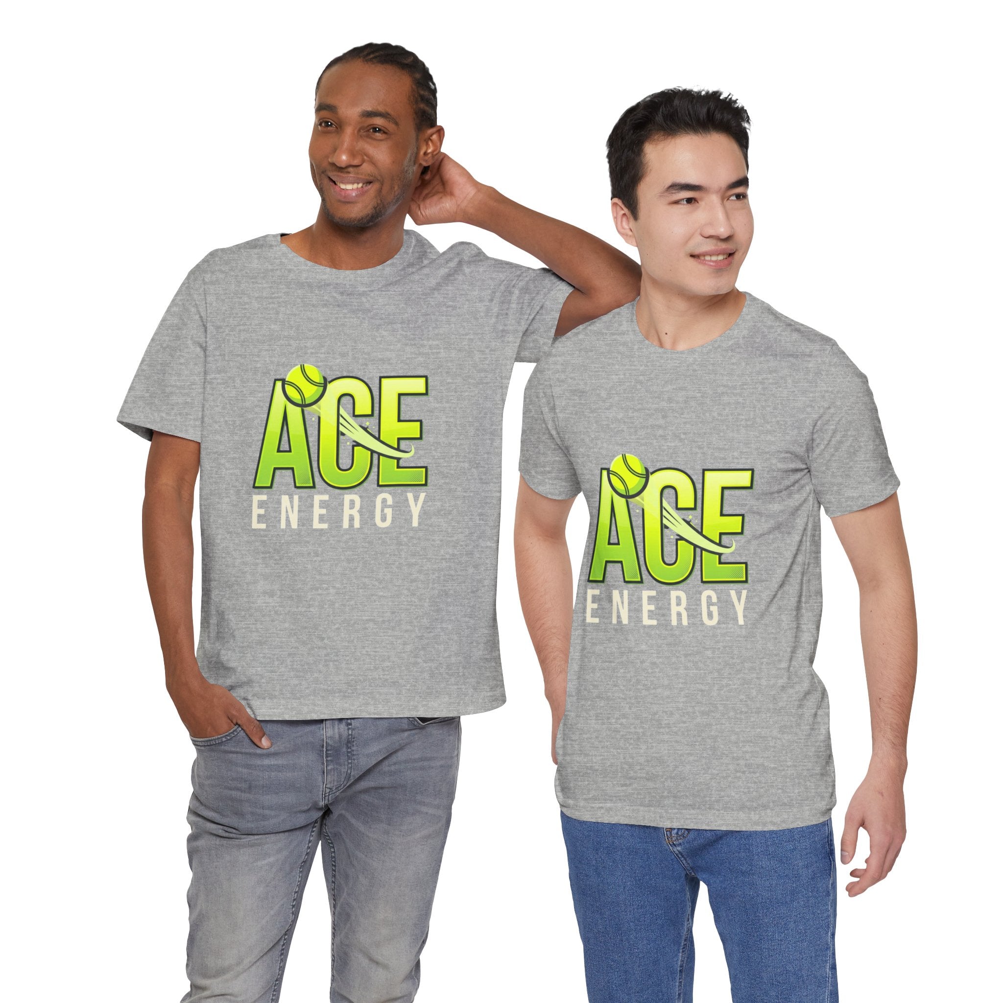 T-Shirt — "Ace Energy" Tennis Graphic Tee