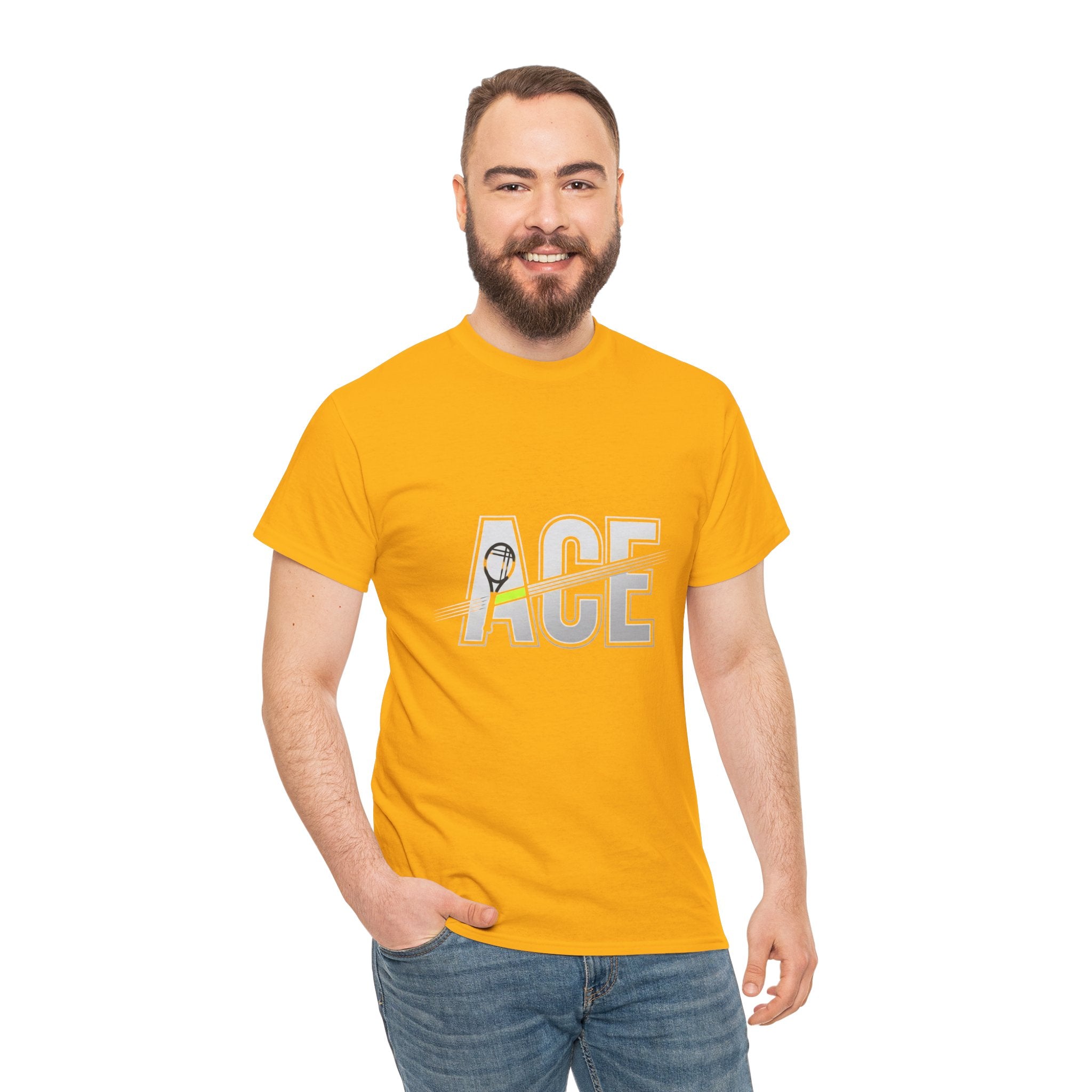 Ace Graphic Tee — Minimal Tennis 'ACE' Design