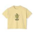Pair of Wings Tee — Cute Winged Monster Graphic Women's Boxy T‑Shirt