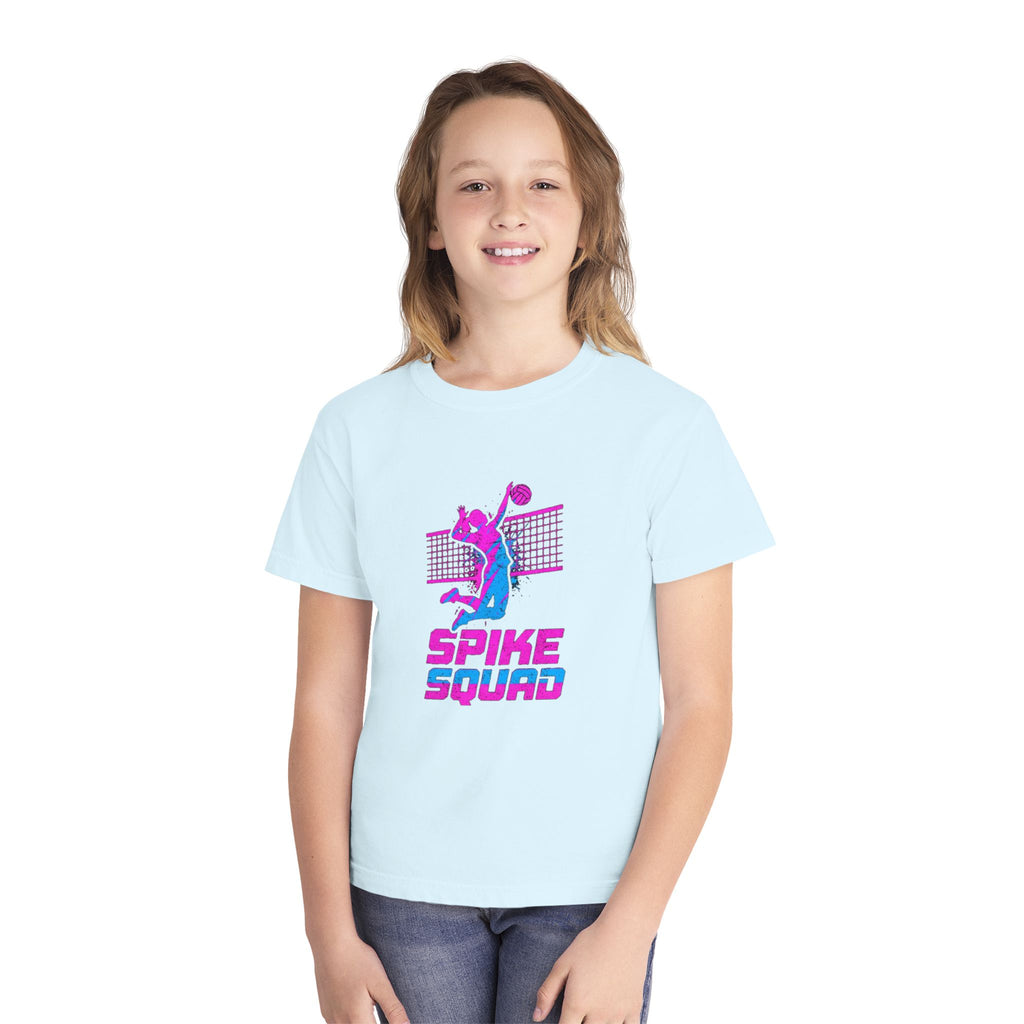 Youth Volleyball Tee — Retro ‘Spike Squad’ Graphic