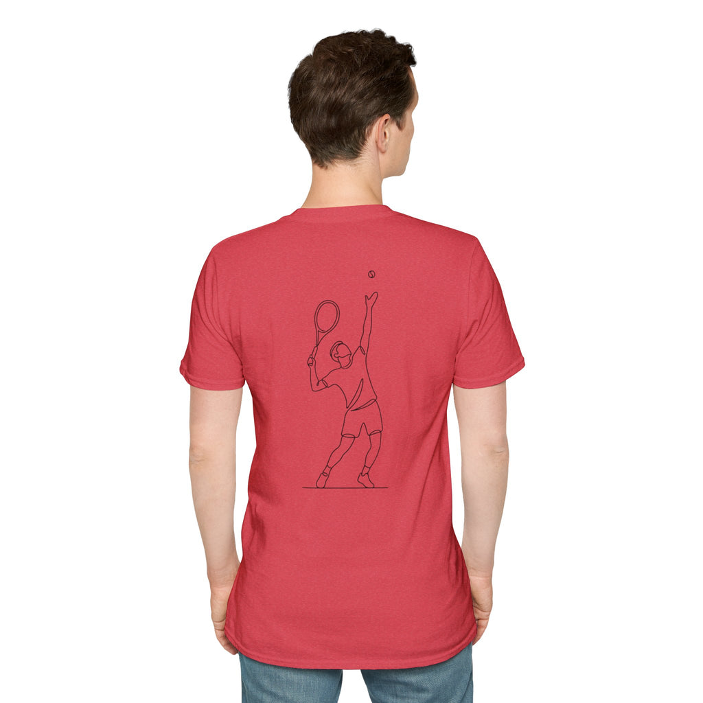 Tennis Script T-Shirt — Minimal Athletic Tee for Players & Fans