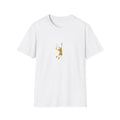 T-Shirt - Minimalist Gold Tennis Player Graphic Tee