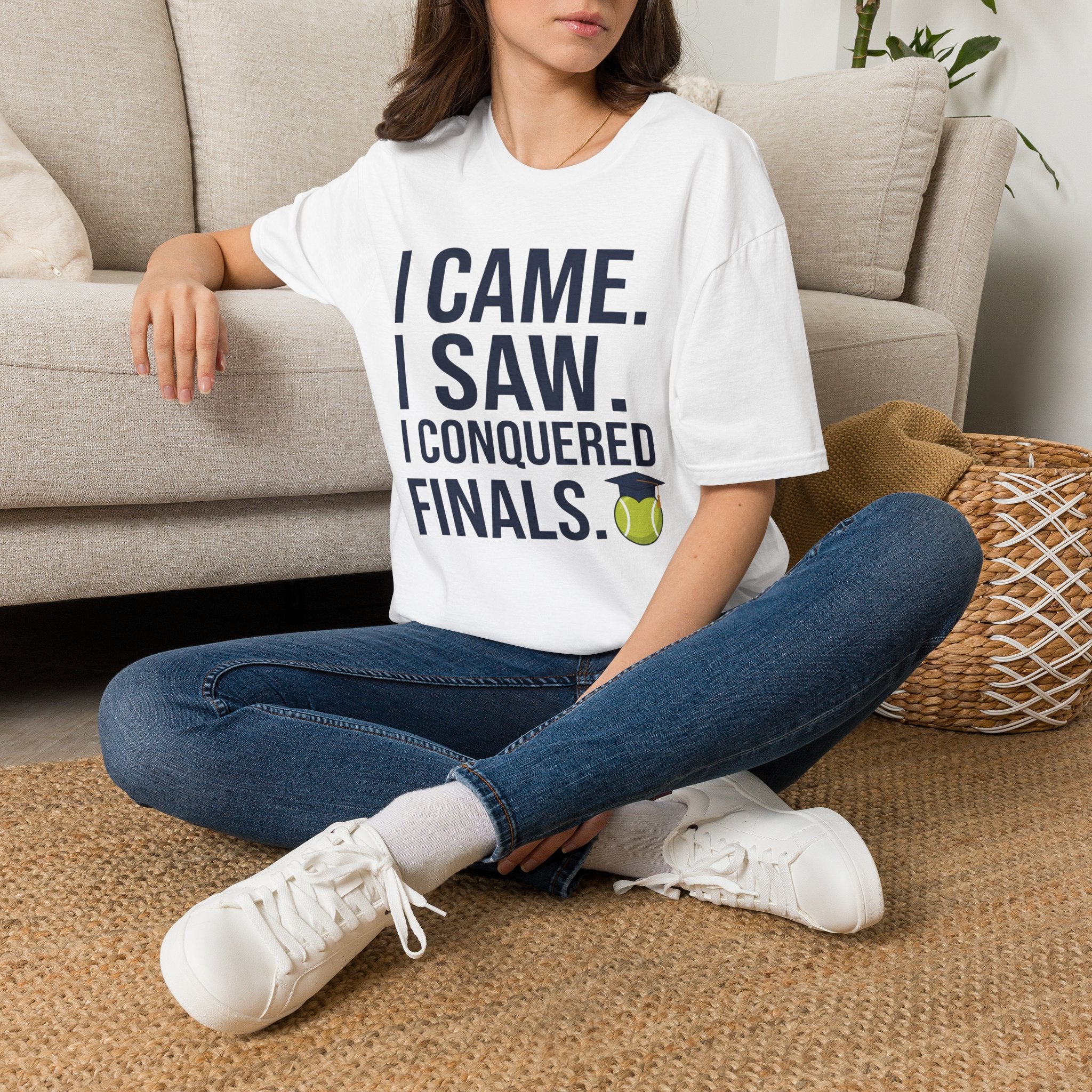 I Came. I Saw. I Conquered Finals. Tee — College Exam Victory Shirt